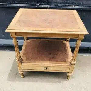 Mesa Utilitaria Doble Plano Luis XVI A19 - Imagen 2